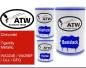 Preview: Chevrolet, Tigerlilly Metallic, WA324E / WA296F / GLL / GFQ: 500ml Lackdose + 500ml Klarlack + 250ml Härter - Set, von ATW Autoteile West.